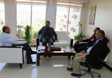 شركة الكهرباء تزور المنطقة الصناعية شرق غزة