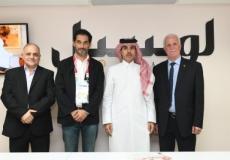 فلفل يتناول مع نائب رئيس الاتحادين الدولي والآسيوي للصحافة الرياضية سبل دعم الاتحاد الفلسطيني