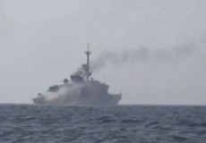 استهداف بارجة سعودية قبالة سواحل جيزان جنوب المملكة