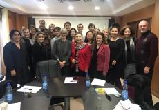 حنان عشراوي تستقبل وفدا من طلبة الدراسات العليا في جامعة هارفرد