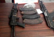 مباحث خانيونس تُوقف مُطلِقَين للنار خلال شجار عائلي وتُصادر الأسلحة