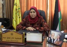 امال حمد مسؤولة الاتحاد العام للمرأة الفلسطينية