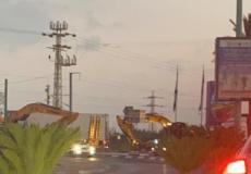 من مكان الهدم باللد، صباح اليوم