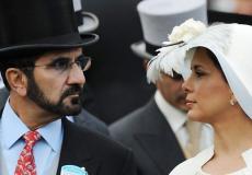 الأميرة هيا بنت حسين وطليقها حاكم دبي محمد بن راشد آل مكتوم