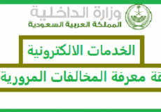 طريقة معرفة المخالفات المرورية