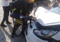 طواقم الدفاع المدني في سلفيت