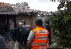 سقوط صاروخ من غزة شمال تل أبيب