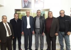 اللواء جبر ومحافظي قطاع غزة يزورون لجنة الحج والعمرة بغزة