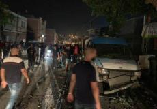 انفجار سيارة فجر اليوم