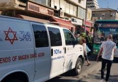 مكان الحادثة في شارع هرتسل