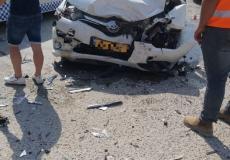 إصابة شخص في حادث طرق بالقرب من كفر قرع