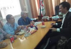 "جبهة النضال" تستقبل وفد من مكتب الممثلية الكندية  في فلسطين