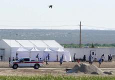 مخيم لأطفال المهاجرين بالقرب من الحدود الأمريكية، المكسيك