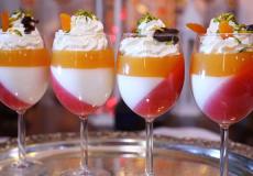 عصير كوكتيل طبقات