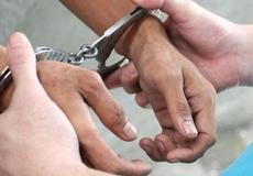 القبض على مجرم 