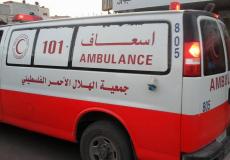 اسعاف فلسطيني  - ارشيفية -