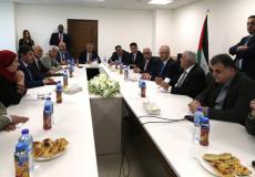 رئيس الوزراء رامي الحمد الله أثناء زيارته لمؤسسة الضمان الاجتماعي