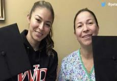 ساندرا موريللو وابنتها كاثرين لوبيز موريللو 