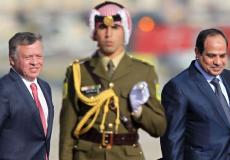 الرئيس السيسي والملك عبد الله الثاني - أرشيفية -
