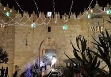 جانب من زينة المسجد الأقصى لاستقبال شهر رمضان المبارك.jpg