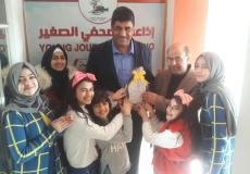 نادي الصحفي الصغير  يكرم مدوخ لحصوله على جائزة دولية