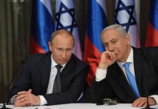  الرئيس الروسي فلاديمير بوتين ورئيس الحكومة الإسرائيلية بنيامين نتنياهو