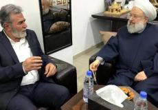 لقاء زياد النخالة مع الشيخ ماهر حمود