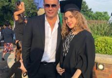 عمرو دياب مع ابنته كنزي