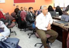 مدير تعليم رفح يتفقد دورة القصص الرقمية التفاعلية