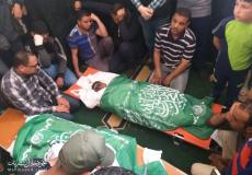 تشييع جثمان شهيداء في غزة