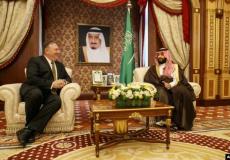 بومبيو مع ولي العهد السعودي محمد بن سلمان