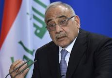 رئيس الوزراء العراقي عادل عبد المهدي