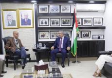 الشيخ يجتمع مع مسئول أممي ويبحث معه سبل التعاون المشترك