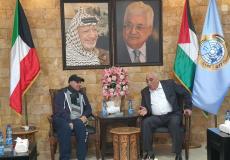 المحافظ ابو العسل يستقبل السفير الكويتي في فلسطين والاردن