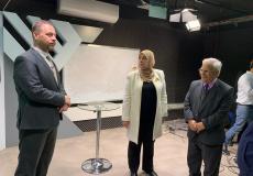 محافظ رام الله تشيد بالتعليم الالكتورني بجامعة القدس المفتوحة