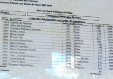 نتائج مسابقة الصحة في موريتانيا 2019