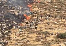 حرائق في طوباس