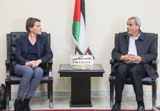 اجتماع اللواء رواجبة ومدير شؤون الوكالة