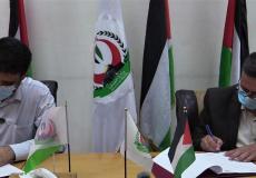 خلال توقيع الاتفاقية 