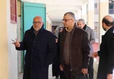 مدير تعليم شرق خان يونس يستقبل لجنة متابعة خدمة الجمهور بالمديريات