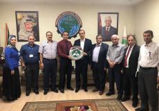 جمعية رجال الأعمال تستقبل وفداً من جامعة القدس المفتوحة بغزة