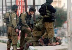 ارشيف -اصابة جندي اسرائيلي-