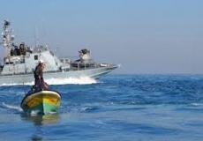 صياد في بحر غزة ‫- ارشيف