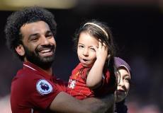 اللاعب الشهير محمد صلاح برفقة عائلته