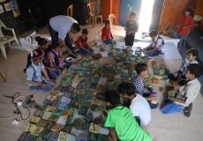 أطفال نوار التربوي يجسدون جدارية فنية إحياءً لذكرى النكبة الـ71