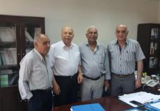 المتقاعدون العسكريون يلتقون بالمستشار جمال البورنو في غزة