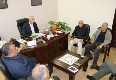 الحاج إسماعيل يلتقي بمحافظي محافظات قطاع غزة