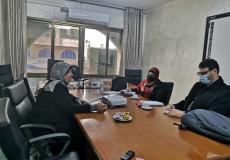 لقاء وزارة العمل مع جمعية الخريجات في غزة 