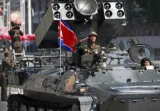 عرض عسكري كبير لقوات كوريا الشمالية