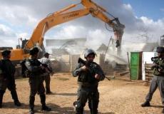 جرافات الاحتلال في كفر قاسم 